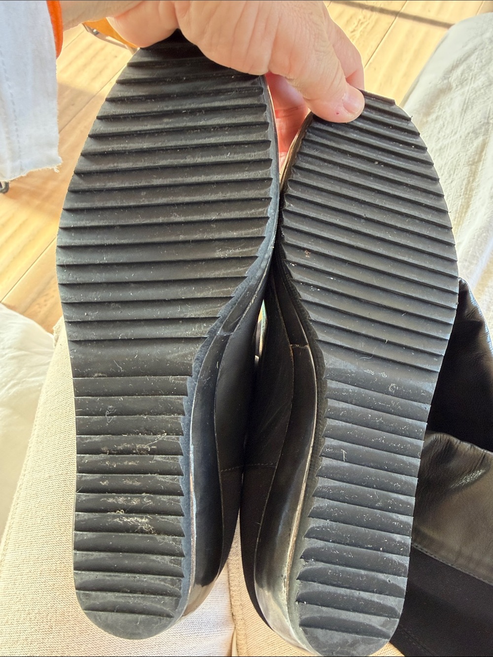 Revolve NWT Pura López Above Knee with hidden wedge Boots Sexy Fits 8.5 to 9 - Picture 14 of 15